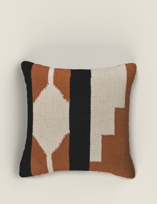 Pure Cotton Woven Aztec Cushion
