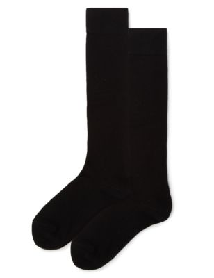 Supersoft Knee High Socks 2 Pair Pack | M&S