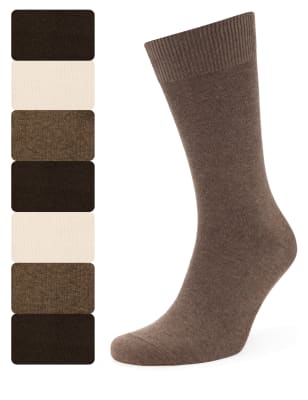 

Хлопковые однотонные носки Freshfeet™ (7 пар)