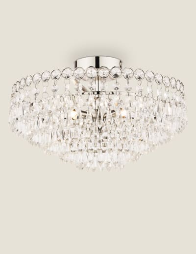 Arden crystal flush mount sale