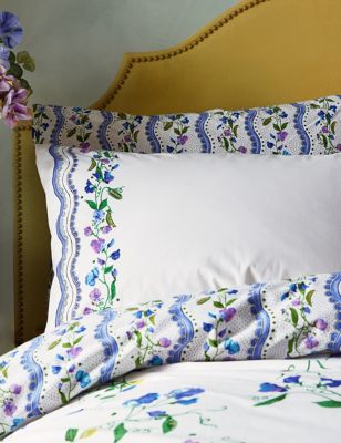 2 Pack Pure Cotton Sweet Pea Pillowcases