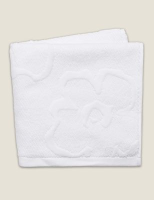 Pure Cotton Magnolia Textured Towel