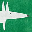 Pure Cotton Mr Fox Towel - greenmix