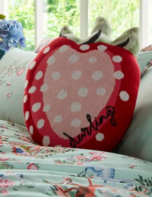 Pure Cotton Strawberry Dream Cushion