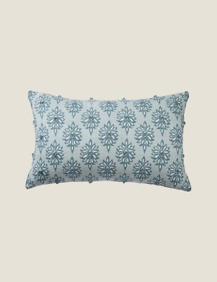 Pure Cotton Gower Bolster Cushion