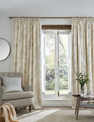 Pussy Willow Pencil Pleat Curtains