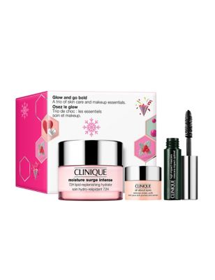 Glow and Go Bold: Skincare and Eye Makeup Gift Set