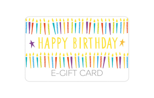 Birthday Candles E-Gift Card