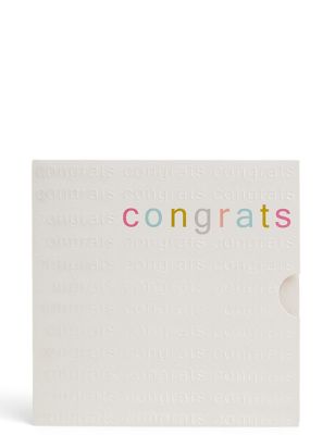 Colourful Congrats Gift Card