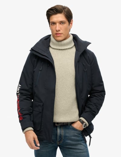 Cole haan oxford discount down hooded bomber