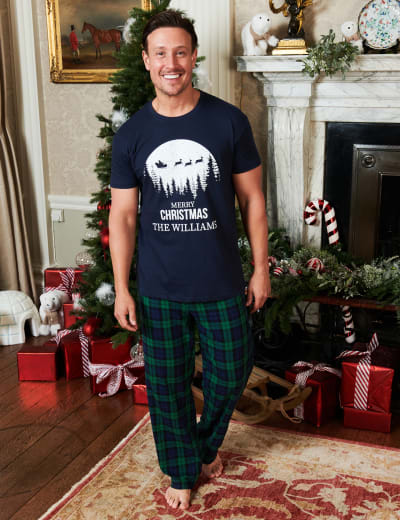 M&s mens hotsell christmas pjs
