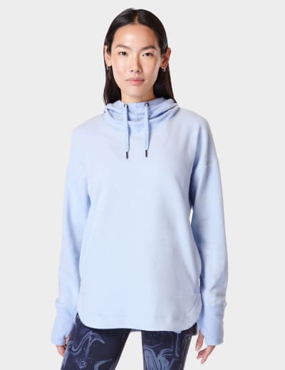 Funnel neck zip cheap up hoodie
