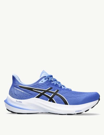 Asics panelled sales lace-up sports shoes