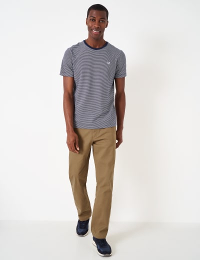 Regular Fit Stretch Chinos Farah M S