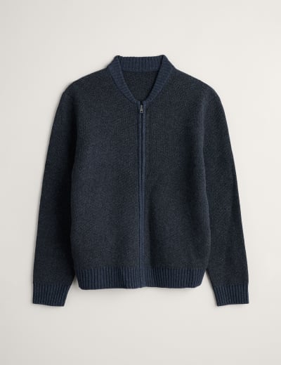 Lambswool Rich Zip Up Cardigan Seasalt Cornwall M S