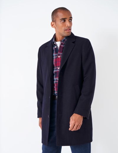M&s pea coat mens top