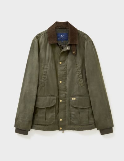 Marks and spencer indigo waxed clearance jacket
