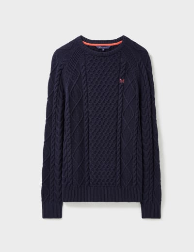 Regatta cable top crew neck jumper