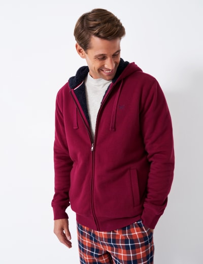 Fat face cheap fleece lined hoodie