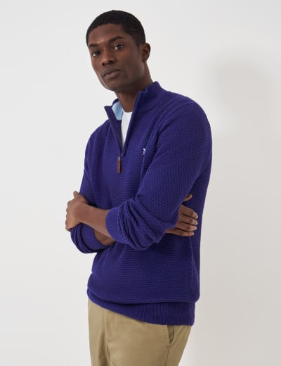 Lambswool Rich Textured V Neck Cardigan Seasalt Cornwall M S