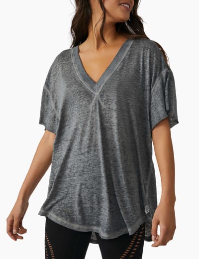 m&s ladies v neck t shirts