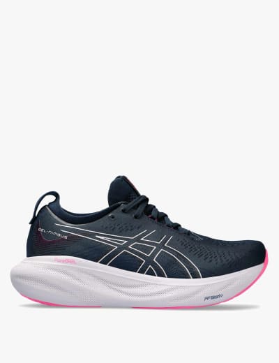 Asics black and white trainers discount