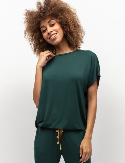 Modal Rich Slouch Pyjama Top Cyberjammies M S