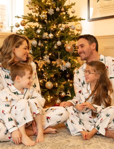 Pure Cotton Christmas Pyjama Bottoms White Stuff M S
