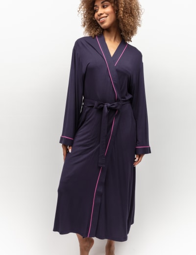 Extra long cotton dressing gown clearance
