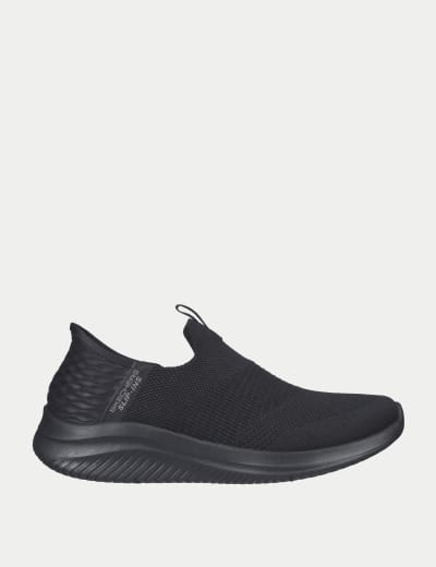 Skechers ultra flex discount first take black white
