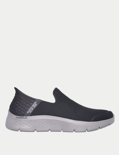 Mens skechers slip clearance on wide width