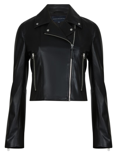 Autograph leather biker jacket clearance