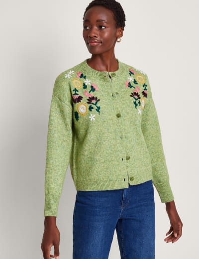 Fatface on sale yellow cardigan