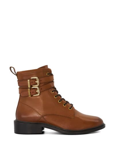 Flat brown ankle boots deals