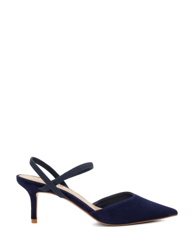 M&s navy court shoes hotsell