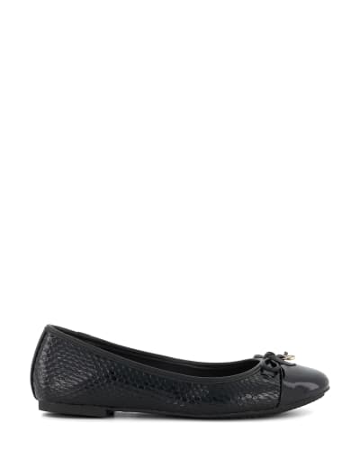 Dune shop black flats