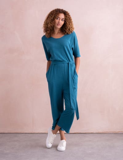 Marks and spencer velvet jumpsuit clearance