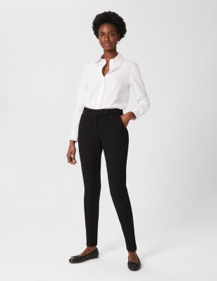 black skinny trousers womens