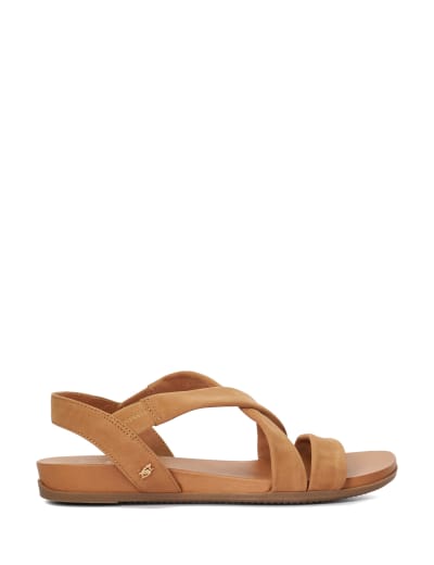 Tourist Leather Ankle Strap Wedge Sandals Hotter M S