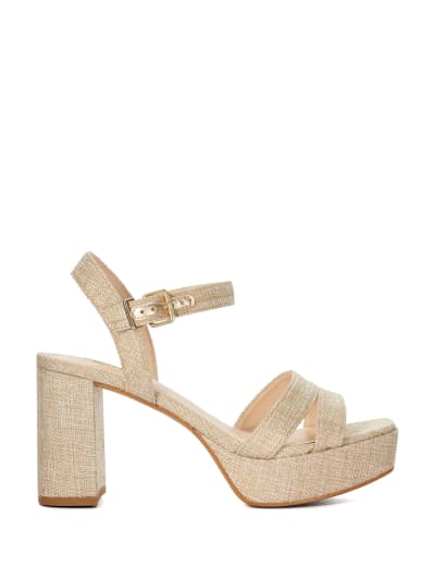 One strap outlet platform sandals