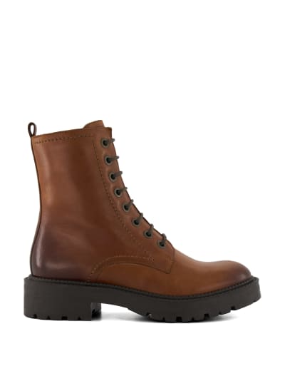 Dune top lace boots