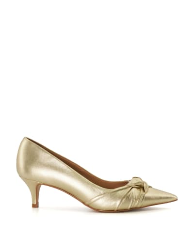 Gold pointed kitten best sale heels