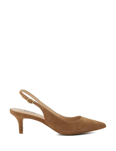 Tan slingback shoes deals