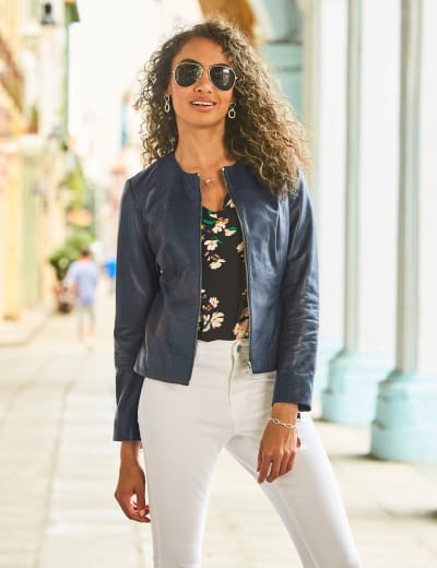 Collarless duster jacket new arrivals
