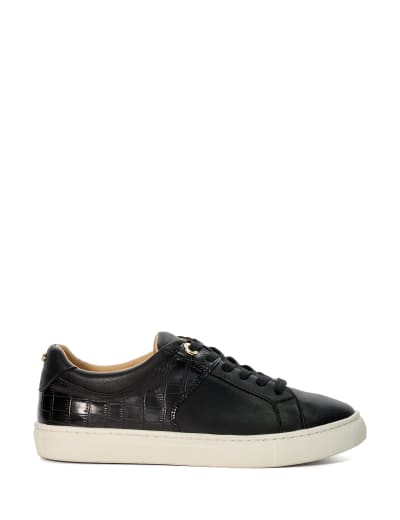 Black lace plimsolls hotsell