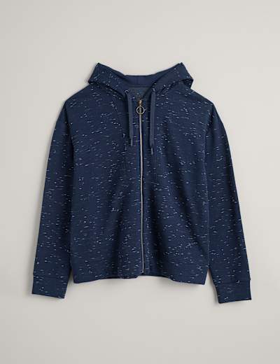 Cotton Rich Zip Up Hoodie | Seasalt Cornwall | Mu0026S