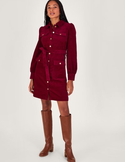 M&s on sale burgundy boots