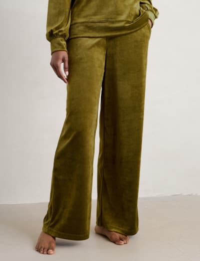 Velour drawstring pants new arrivals