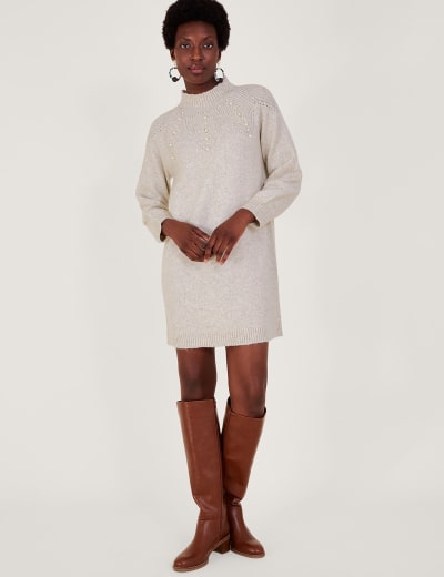 Chenille jumper dress clearance