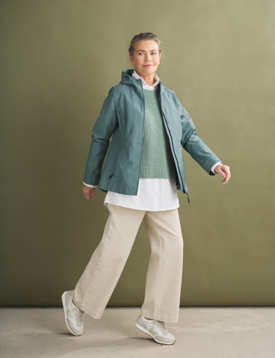 Waterproof Hooded Rain Jacket Seasalt Cornwall M S